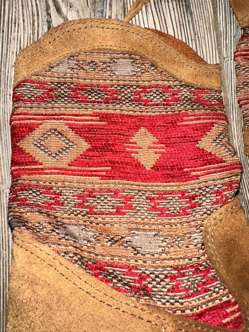 Minnetonka Baja Tapestry Boots Boho Western Line Dancing Festival Fairy Size 8 - Picture 3 of 7
